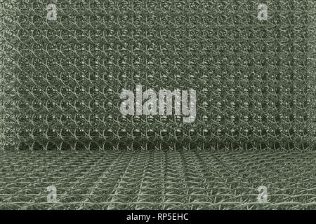 CGI-Zusammensetzung, string Mat geometrischen Hintergrund, für Design Textur oder Titel Hintergrund. 3D-Render. Stockfoto
