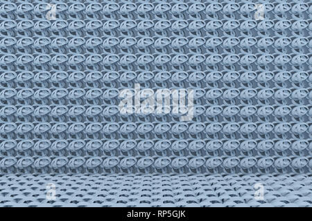 Hintergrund abstrakt, string Mat geometrischen Hintergrund CGI-Zusammensetzung, für Design & Grafik Ressource. 3D-Render. Stockfoto