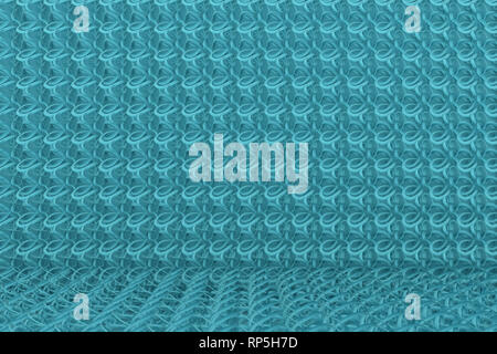 CGI-Zusammensetzung, geometrischen Hintergrund, string Mat. Dekorative, Illustrationen. Für design Textur, Hintergrund. 3D-Render. Stockfoto
