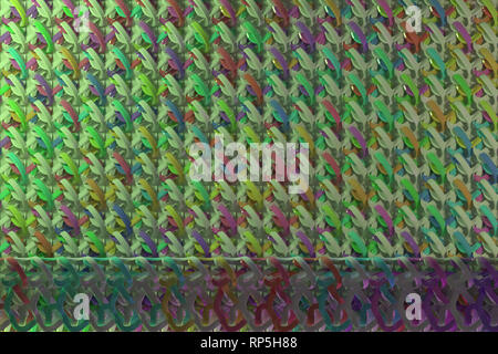 CGI-Zusammensetzung, geometrischen Hintergrund, string Mat. Dekorative, Illustrationen. Für design Textur, Hintergrund. 3D-Render. Stockfoto