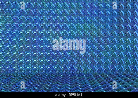 CGI-Zusammensetzung, string Mat geometrischen Hintergrund, für Design Textur oder Titel Hintergrund. 3D-Render. Stockfoto