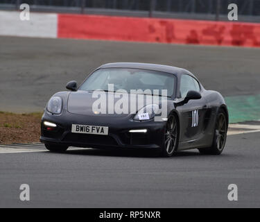 Robert Beebee, Porsche 997 GT3, VSCC, Pomeroy Trophäe, Silverstone, 16. Februar 2019, Autos, Wettbewerb, Februar, Spaß, historische Autos, kultige, Motor Stockfoto