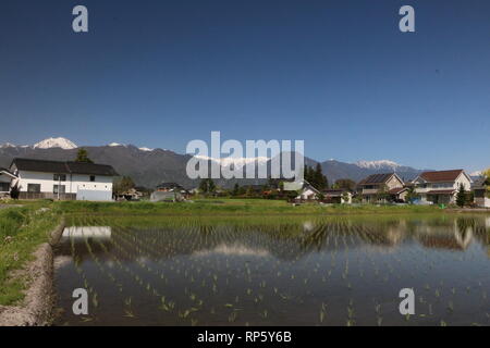 Matsumoto Landschaft Stockfoto