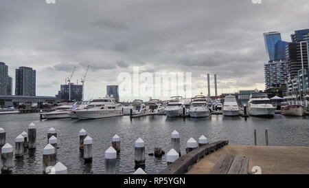 Melbourne Docklands Stockfoto