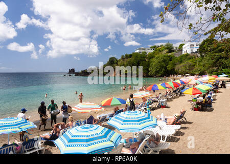 Villa Beach, St George, Saint Vincent und die Grenadinen, Kleine Antillen, Karibik Stockfoto
