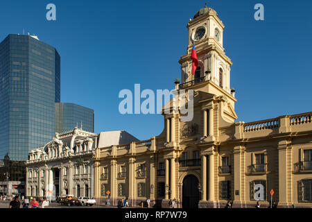 Museo Historico Nacional, Plaza de Armas, Santiago, Chile Stockfoto