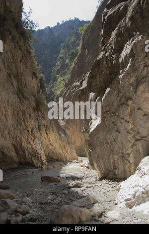 Schmalen Schlucht. Saklikent, Türkei Stockfoto