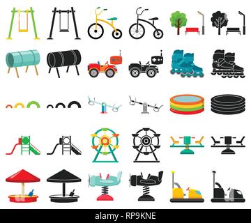 Kunst, Anziehung, Stoßfänger, Auto, Karussell, Cartoon, schwarz, Kindheit, Sammlung, Design, Entertainment, Equipment, Ferris, Spiel, Haus, Icon, Illustration, Inline, isoliert, Logo, Park, Flugzeug, playgarden, Spielplatz, Vergnügen, Pool, rc, Sandkasten, Scooter, Wippe, Satz, Zeichen, Schlittschuhe, Schlitten, Feder, Schwimmen, Swing, Symbol, Reifen, Baum, Dreirad, Tunnel, Vector, Web, Rad Vektor Vektoren, Stock Vektor
