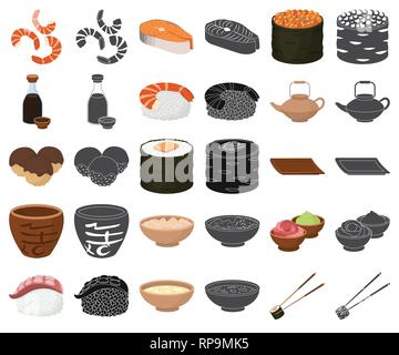 Zubehör, Kunst, Schüssel, Cartoon, schwarz, Stäbchen, Sammlung, Kochen, Design, Gericht, Ebi, Lebensmittel, Gastronomie, Ingwer, gunkan, Icon, ikura, Illustration, isoliert, Japan, Logo, Maki, nationalen, nigirimiso, norimaki, Platte, Restaurant, Lachs, Sauce, Fisch und Meeresfrüchte, Gewürze, Set, Garnelen, Zeichen, Suppe, Soja, Steak, Sushi, Symbol, takoyaki, tetsubin, traditionelle, Udon, Vector, Wasabi, web Vektor Vektoren, Stock Vektor
