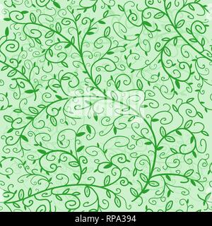 Nahtlose floralen ornament Textur. Hintergrund verzierten Werk Muster wiederholen. Stock Vektor