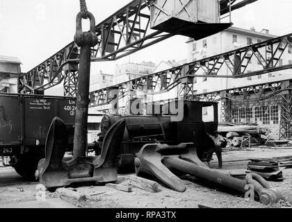 Anker und Ketten der Rex transatlantischen, 1931 Stockfoto