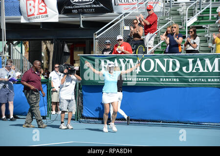 DELRAY Beach, FL - 27. Oktober: Martina Navratilova am Chris Evert/Raymond James Pro-Celebrity Tennis Klassiker an der Delray Beach Tennis Center am 27. Oktober 2012 in Delray Beach, Florida. Personen: Martina Navratilova Stockfoto