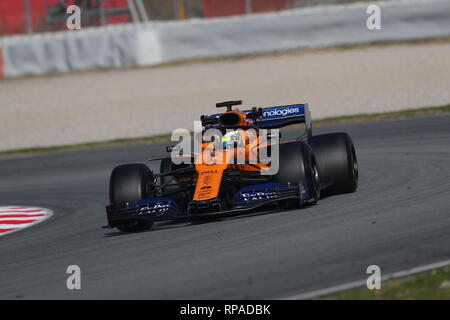 Erste Winter Prüfung 2019; Barcelona; MontmelÃ²; Stromkreis von Catalunya, 18. bis 21. Februar 2019 Stockfoto