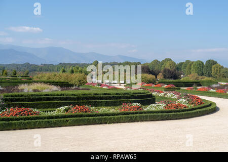 Flower Garden in Venaria Reale. Turin. Italien Stockfoto