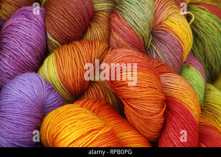 Wool balls Stockfoto