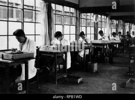 Japan, Betreiber von Perlmuscheln, 1920-30 Stockfoto