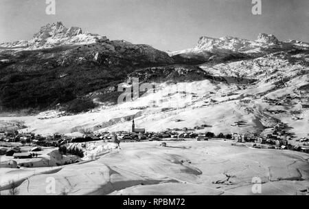 Italien, venetien, Cortina d'Ampezzo, 1910-20 Stockfoto