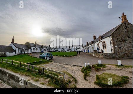 Niedrige Newton Square, niedrige Newton, Northumberland, Großbritannien Stockfoto