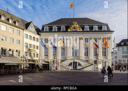 Gebäude der ehemaligen Rathaus in der Stadt Bonn Stockfoto