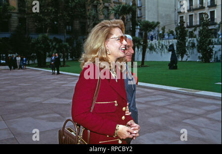 Baronin Carmen Tita Thyssen Bornemisza in Marbella, Spanien 1995. Baronin Carmen Tita Thyssen Bornemisza in Marbella, Spanien 1995. Stockfoto