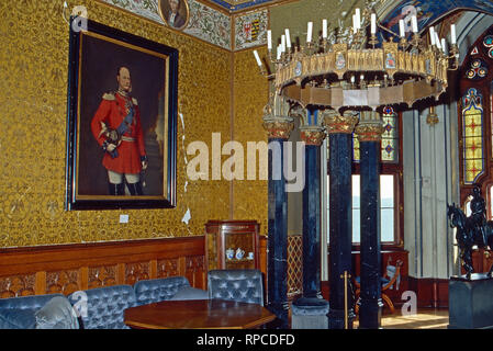 Kaiser Wilhelm I. in der Ahnengalerie auf der Burg Hohenzollern bei Hechingen, Deutschland 2006 Deutscher Kaiser Wilhelm I. an der Ahnengalerie auf Burg Hohenzollern bei Hechingen, Deutschland 2006. Stockfoto