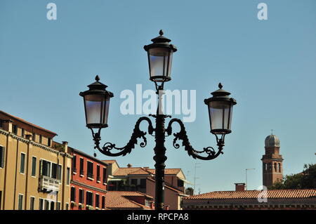 Laterne in Venedig Stockfoto