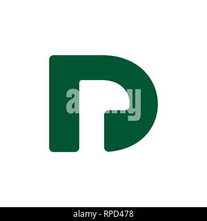 Schreiben dr einfaches Logo Vektor Stock Vektor