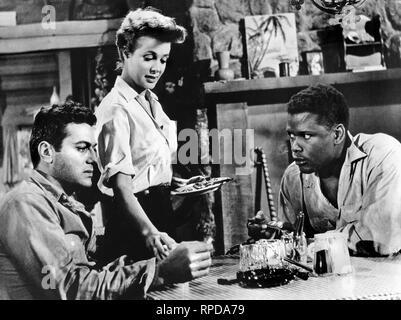 CURTIS, Williams, POITIER, der DEFIANT, 1958 Stockfoto