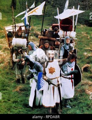 CHAPMAN, CLEESE, Monty Python und der Heilige Gral, 1975 Stockfoto