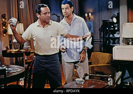 LEMMON und MATTHAU, das ungerade Paar, 1968 Stockfoto