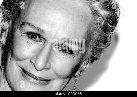 Die amerikanische Schauspielerin Glenn Close besucht die EE British Academy Film Awards in der Royal Albert Hall in London, den 10. Februar 2019 © Paul Treadway Stockfoto