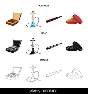 Zigarre, Hookah, Schnupftabak, Box, Shisha, Mundstück, Lieferung, Paket, Bar, Halter, Pack, Zubehör, klassische, runde, schlecht, Arabisch, Rauchen, Schaden, Aroma, Genuss, Behälter, Filter, Zubehör, schädlich, Verpackung, Kapazität, Eleganz, Pulver, Papier, Glas, verweigern, Stop, anti, Gewohnheit, Zigaretten, Tabak, Gesundheit, Nikotin, Rauchen, Statistiken, Set, Vector, Icon, Illustration, isoliert, Sammlung, Design, Element, Grafik, Vektor, Vektoren, Stock Vektor