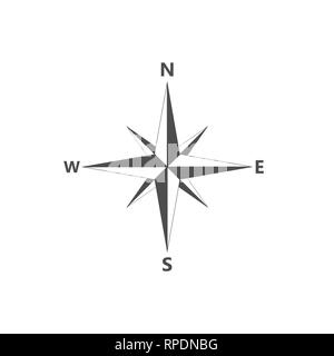 Navigition Symbol. Vector Illustration flache Bauweise Stock Vektor