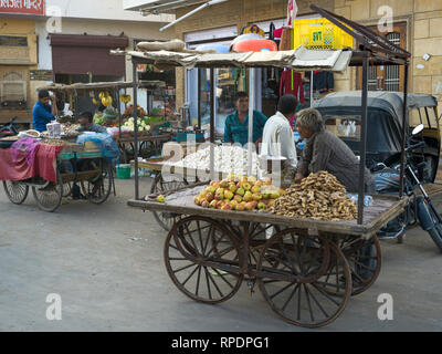 Street Market, Jaisalmer, Rajasthan, Indien Stockfoto