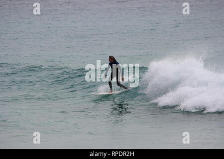 Weihnachten Surfen Ereignis am Playa Jandia, Fuerteventura, Spanien Stockfoto