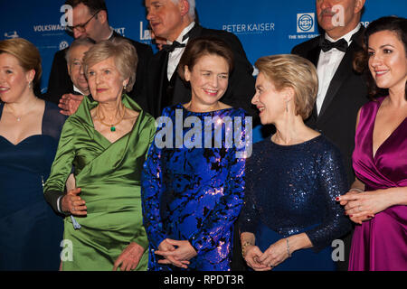 Jean Todt, Fürst Albert II. Grimaldi, Elke Büdenbender, Hans-Joachim Frey, Stanislaw Tschertschessow, Jürgen Preiss-Daimler und Michael Kretschmer bei Stockfoto