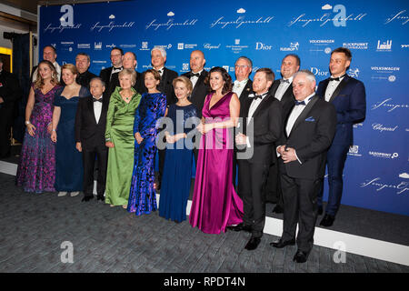 Jean Todt, Fürst Albert II. Grimaldi, Elke Büdenbender, Hans-Joachim Frey, Stanislaw Tschertschessow, Jürgen Preiss-Daimler und Michael Kretschmer bei Stockfoto