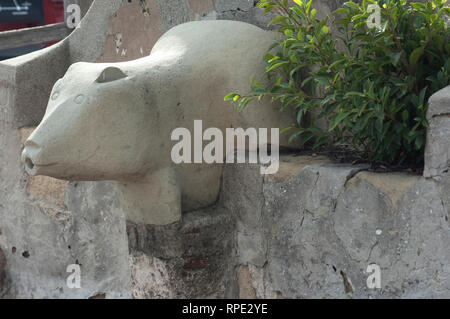 Tragen Brunnen von chumasch Indianer, Santa Barbara, Santa Barbara, CA. Digitale Fotografie Stockfoto