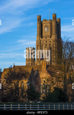 Ely Kathedrale in Cambridgeshire. England. Stockfoto