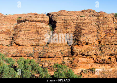 Dramatische Szenerie im Kings Canyon, Northern Territory, Australien. Stockfoto