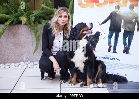 Rom, Italien. 21 Feb, 2019. Anna Ferzetti Photocall in Rom Der italienische Film "omanischen è Un altro Giorno' Quelle: Matteo Nardone/Pacific Press/Alamy leben Nachrichten Stockfoto