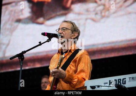 Peter Tork der Monkees führt bei Ottawa Bluesfest 2016. Stockfoto