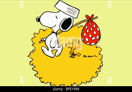 SNOOPY, Woodstock, Bon voyage Charlie Brown (UND KOMMEN NICHT WIEDER!!), 1980 Stockfoto