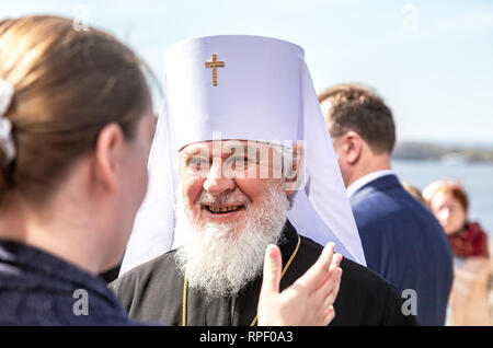 Samara, Russland - 6. Mai 2018: Metropolit von Samara und Togliatti Sergius Stockfoto