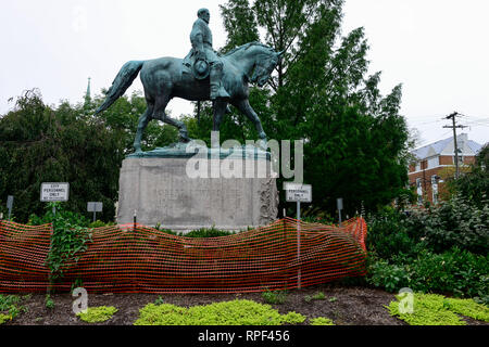 USA, Virginia, Charlottesville, Denkmal für Robert Edward Lee 1807-1870, General der Konföderierten Armee, Armee von Nord-Virginia Stockfoto