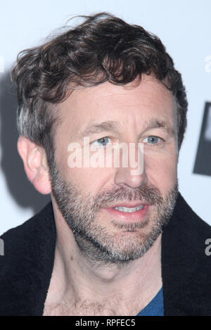 Santa Monica, Kalifornien, USA. 21. Februar, 2019. Chris O'Dowd 02/21/2019 der 14. jährlichen Oscar Wilde Auszeichnungen bei Bad Robot in Santa Monica, CA Foto von Hiro Katoh/HollywoodNewsWire.co Credit statt: Hollywood News Wire Inc./Alamy leben Nachrichten Stockfoto