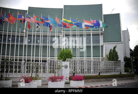 24 März 2017, Thailand, Bangkok: Das UN-Gebäude in Bangkok. Foto: Britta Pedersen/dpa-Zentralbild/ZB Stockfoto