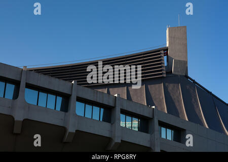 Die unverwechselbare Architektur des Yoyogi Nationalstadions, Yoyogi, Tokio, Japan Stockfoto