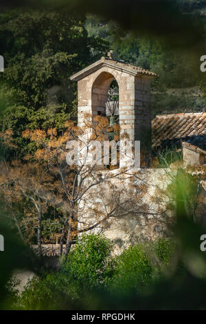 Pfarrkirche Sant Miquel, Kapelle aus dem 13. Jahrhundert, in der Nähe von Campanet, Mallorca, Balearen, Spanien Stockfoto