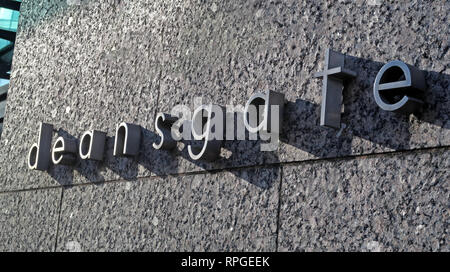 Manchester Deansgate Nachbarschaft, City Centre, Manchester, North West England, Großbritannien, M3 4LQ Stockfoto